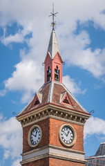 Small church clock tower