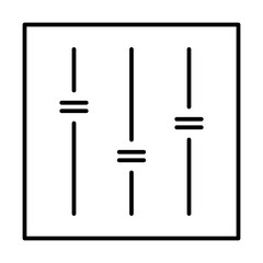 Fader Video Production Hollywood Film Cinema vector icon