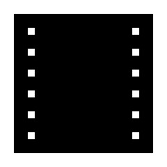 Obraz premium Filmstrip Movie Multimedia Media Gui Web vector icon