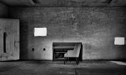 abandoned piano - 227374822