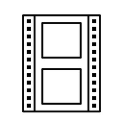 Filmstrip Cinema Movie Theater Film vector icon