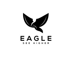 Simple Eagle Fly logo Design inspiration