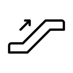 Escalator UP City Town Map Locations vector icon