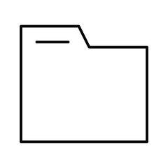 Folder Interface UI UX Software App vector icon
