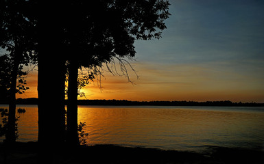 Lake and Sunset - 227375631
