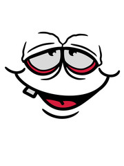 lächeln grinsen gesicht lustig hässlich glücklich comic cartoon design kopf clipart