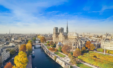 Notre Dame from above, Paris