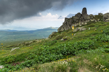 Amazing Landscape of Vitosha Mountain from Cherni Vrah Peak, Sofia City Region, Bulgaria