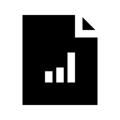 Document File Statistics Datasheet Gui Web vector icon
