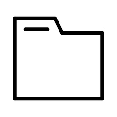 Folder Interface UI UX Software App vector icon