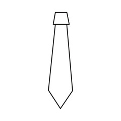 necktie accessory fashion on white background