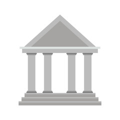 Obraz premium building school on white background