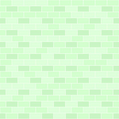 Green brick pattern. Seamless vector