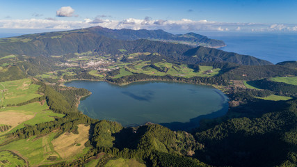 Fototapeta premium Aerial Lakes