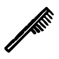 Hairbrush Hairdresser Barber Coiffeur Haircutter vector icon