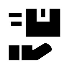 Free Express Delivery Mail Parcel vector icon