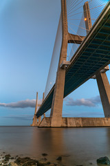 Vasco da Gama bridge in Lisboa