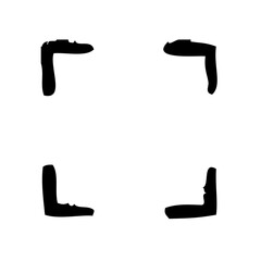 Fullscreen Videoplayer Interface Software Web Media vector icon