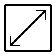 Fullscreen Interface App Gui Software Buttons vector icon