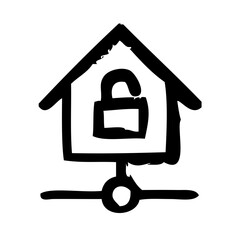 Home Automation Kit Smarthome Unlocked Technology Devices Equipment Automation Big Data vector icon