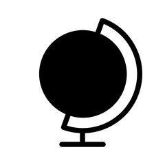 Globe Geography Education School Learning Creation Culture vector icon