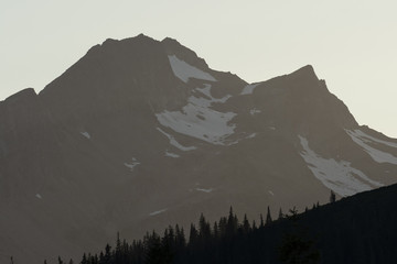 Peak in Aleutian Range;  Lake Clark NP;  Alaska