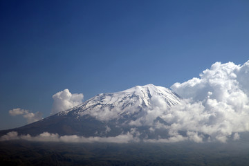 Mount Agri (Ararat), Dogubeyazit, Turkey. Mount Agri is the highest mountain in Turkey at 5165...
