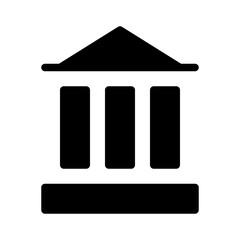 Government Bank Real Estate Building Holdings vector icon