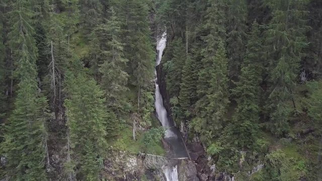 Aerial view of the Pochtenfall.