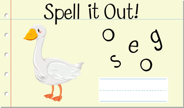 Spell it out duck
