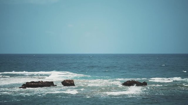 Newbie coast view with some rocks.