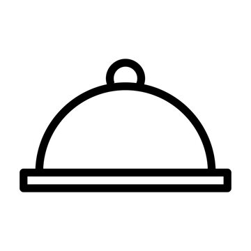 Gloche Kitchen Restaurant Food Cooking Meal vector icon
