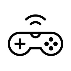 Gamepad Wireless Devices Electronic Hardware Technology vector icon