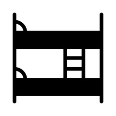 Hostel Bed Breakfast City Town Map Locations vector icon