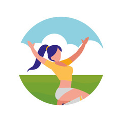 cheerleader girl icon 