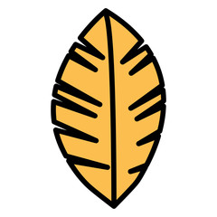tropical leaf icon