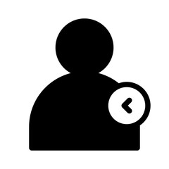 Manager Previous Account Interface Login vector icon
