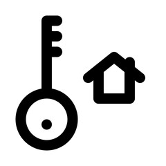 Key Security Real Estate Building Holdings vector icon