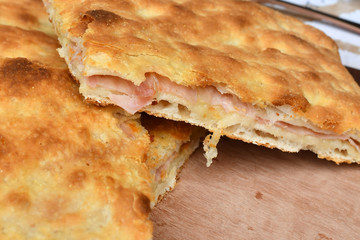 Italian White Focaccia Pizza