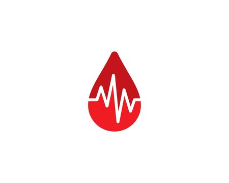 Blood logo illustration