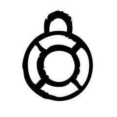 Lifesaver Tourism Travel Trip Journey Voyage Tour vector icon