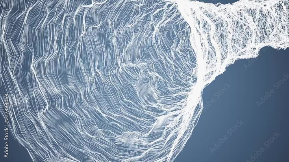 Poster slowing entering a wormhole in space.