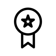 Medal Award Service Best Winner vector icon