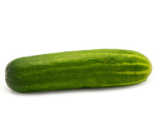 Cucumber isolated on white background.