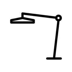 Lamp Desktop Furniture Interior Architecture Indoor vector icon