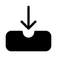 Mail Inbox Archive Gui Web vector icon