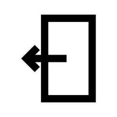 Logout Account Intranet Gui Web vector icon