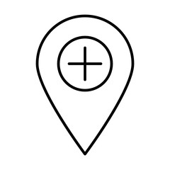 Fototapeta premium location pin