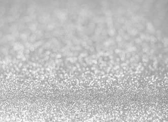 Silver glitter shiny texture background for christmas, Celebration concept.