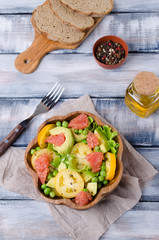 Salad of fresh vegetables